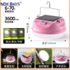 NEWDAYS brand's new cross-border solar charging flying saucer bulb magnetic hanging light, night market street stall, household backup emergency led camping circular Specification image